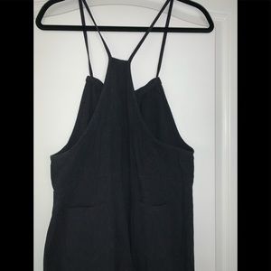 Black Overall Jumpsuit